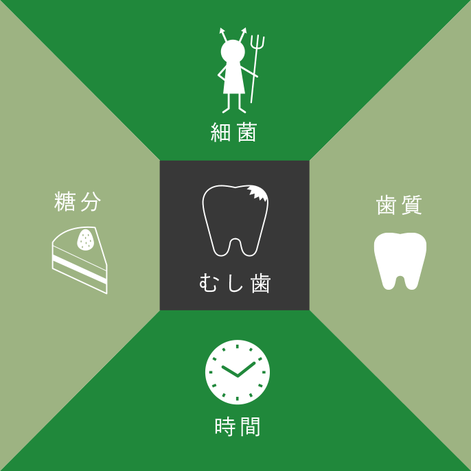 むし歯の発生要因